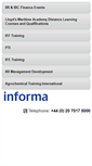 Mobile Screenshot of informaglobalevents.com